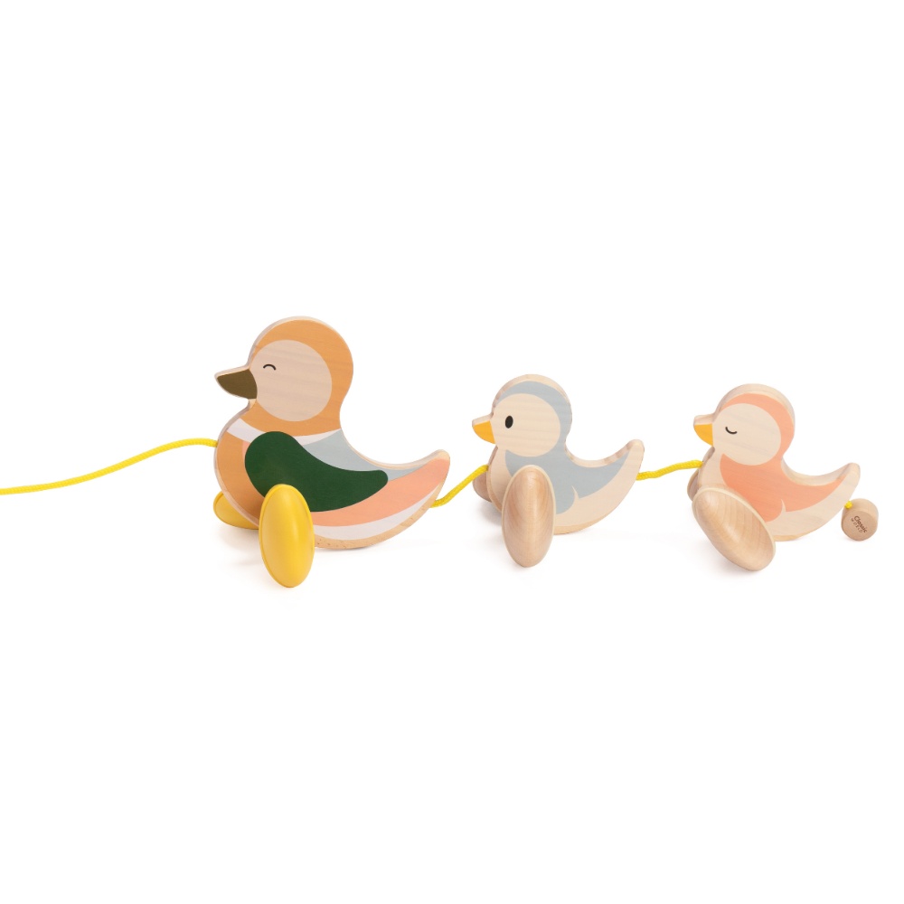 Classic World - Paddling Ducks Wooden Pull-Along Toy for Toddlers - Image 2