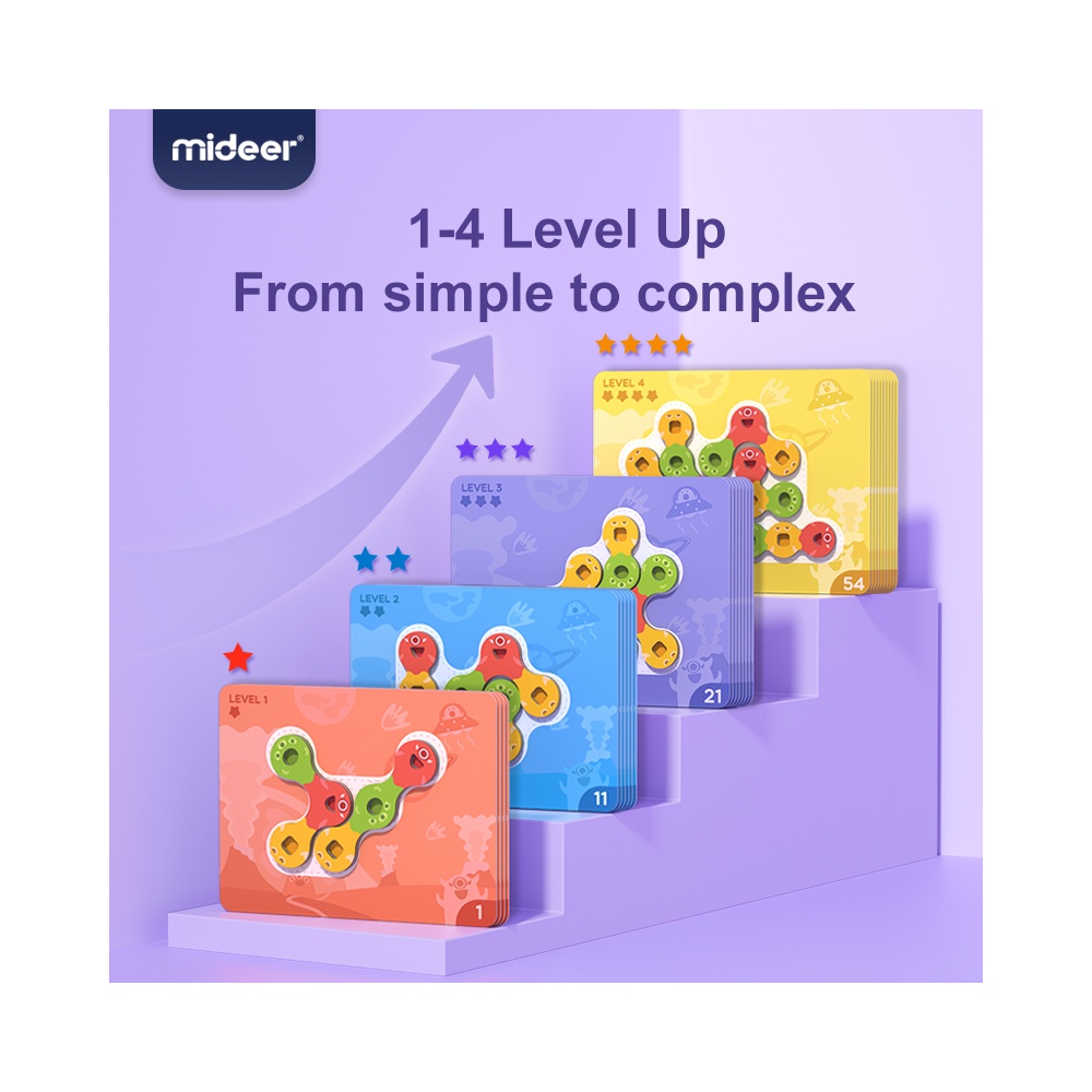 Mideer - Logical Game Monster Fun! Brain Teaser Challenges for Kids - Image 5