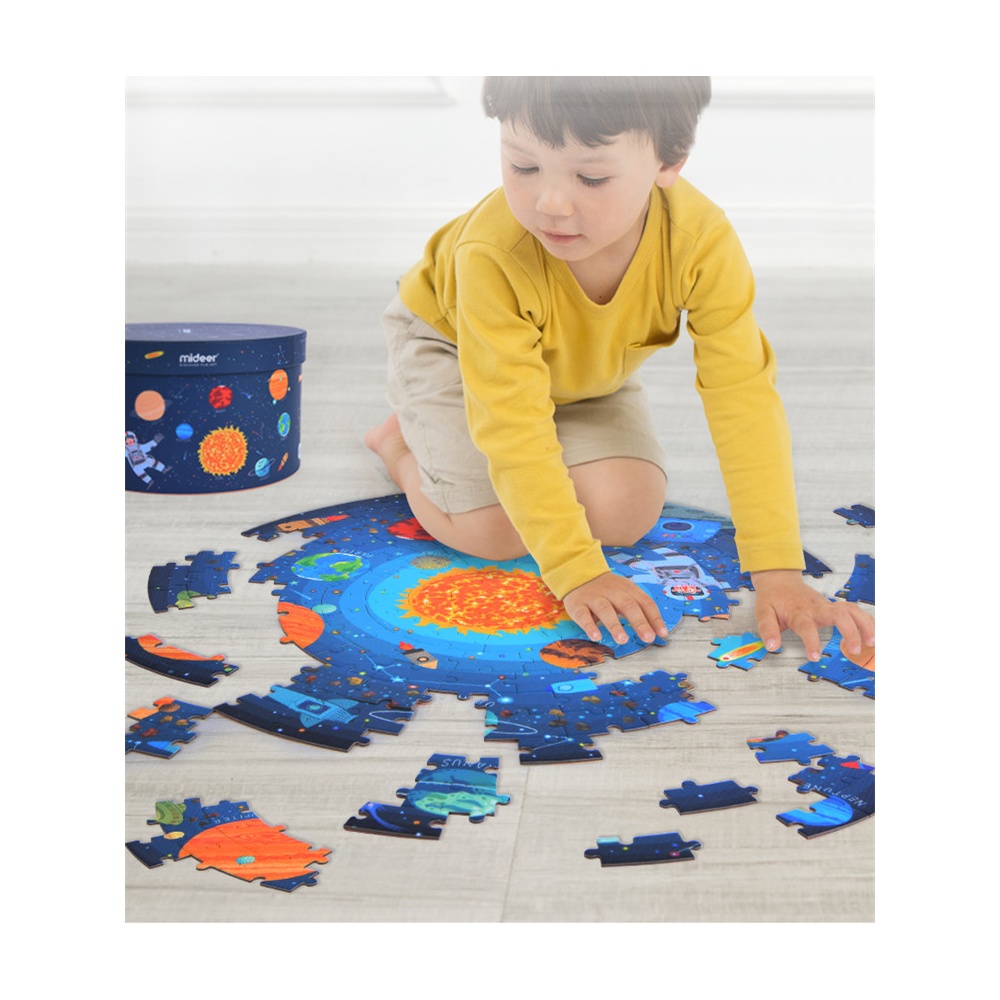 Mideer - Round Puzzle - Wondering Through Space - 150pcs - Image 2