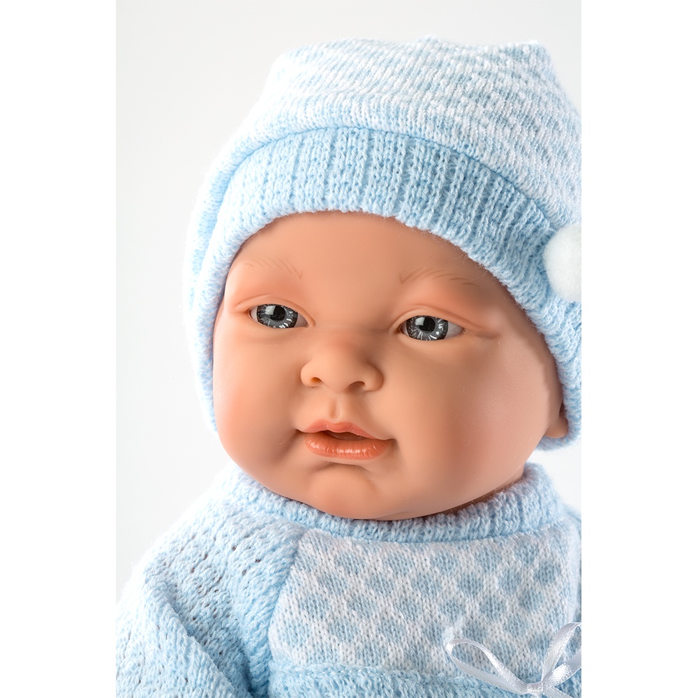 Llorens - Anatomically Correct Baby Boy Doll with Clothing: Hugo - 45cm - Image 2
