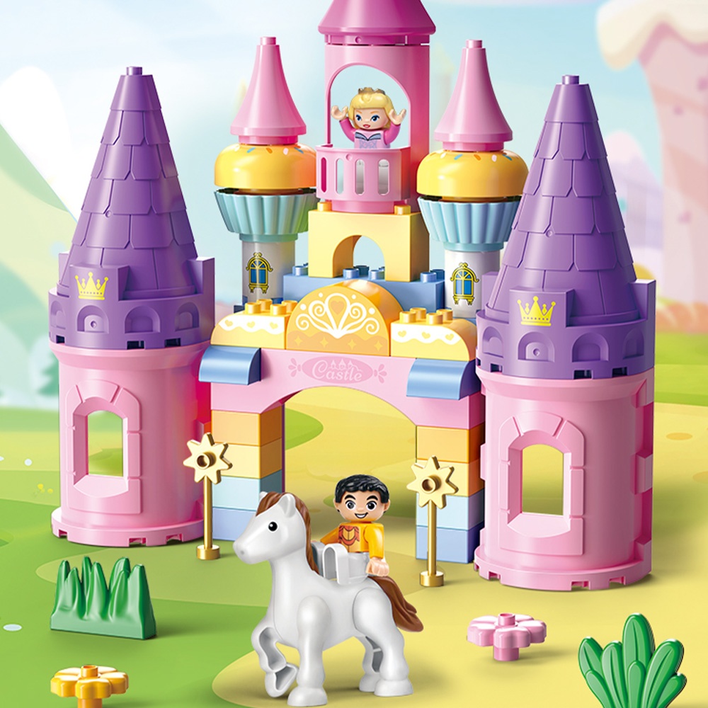 Feelo - Princess Castle - Large Building Block Set - 43 Pieces - Image 2
