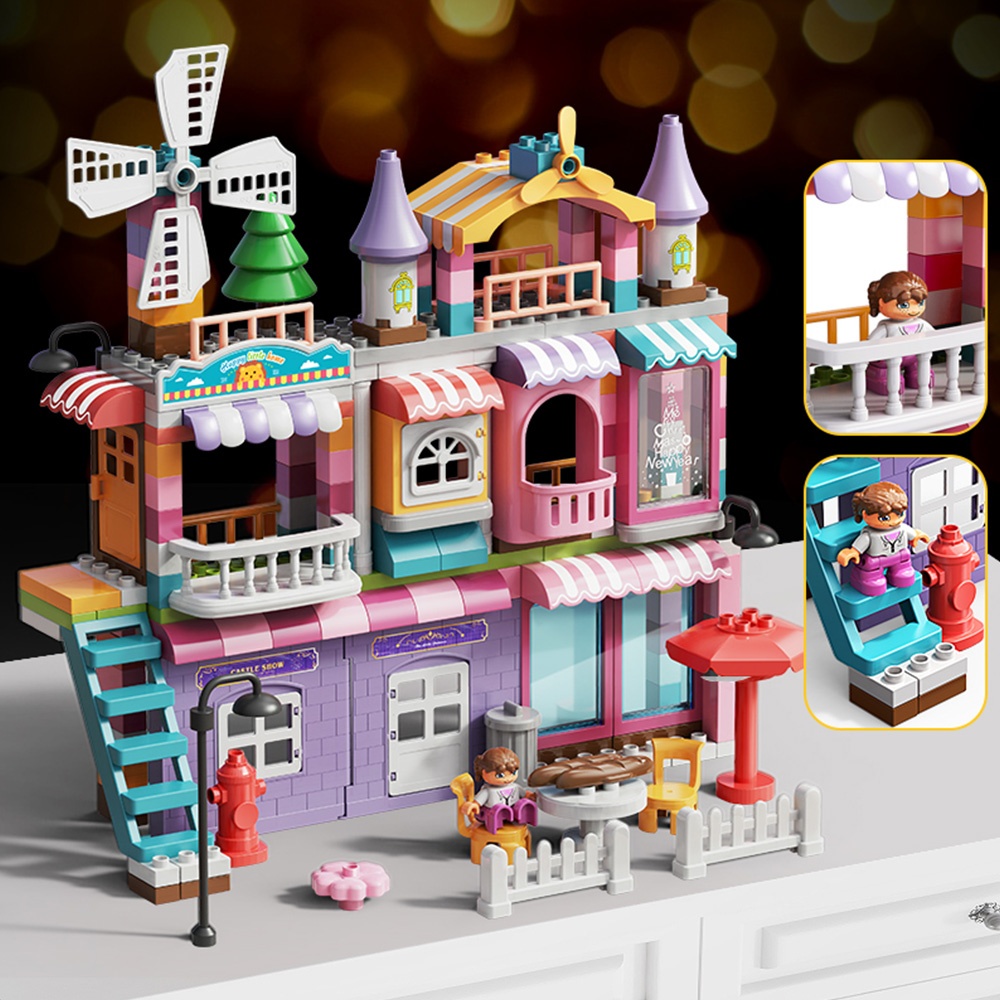 Feelo - Building Block Set - Girls Villa - 216 Pieces-** - Image 3