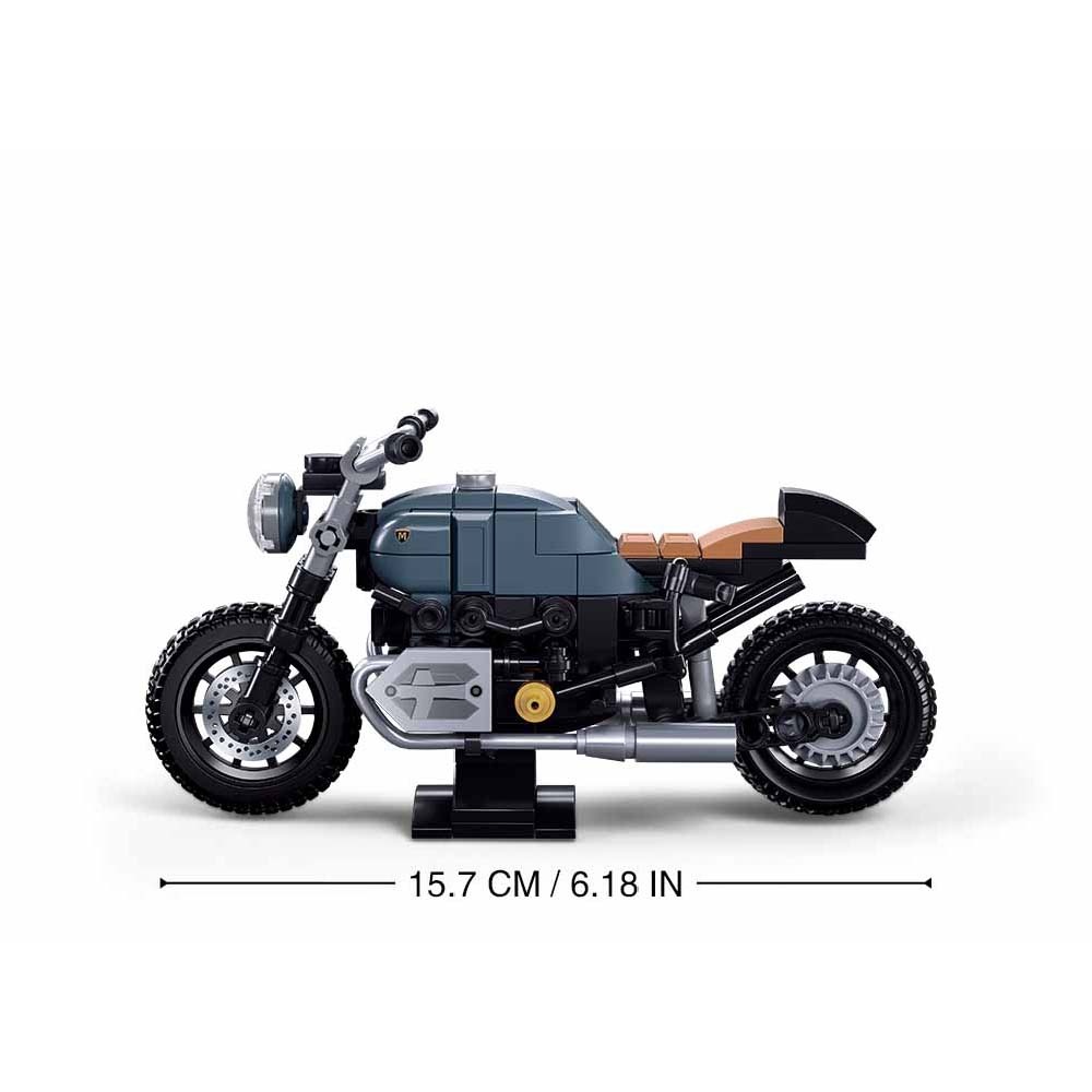 Sluban Building Set: Model Bricks - RNINEMS Motorcycle - 191pcs - Image 5