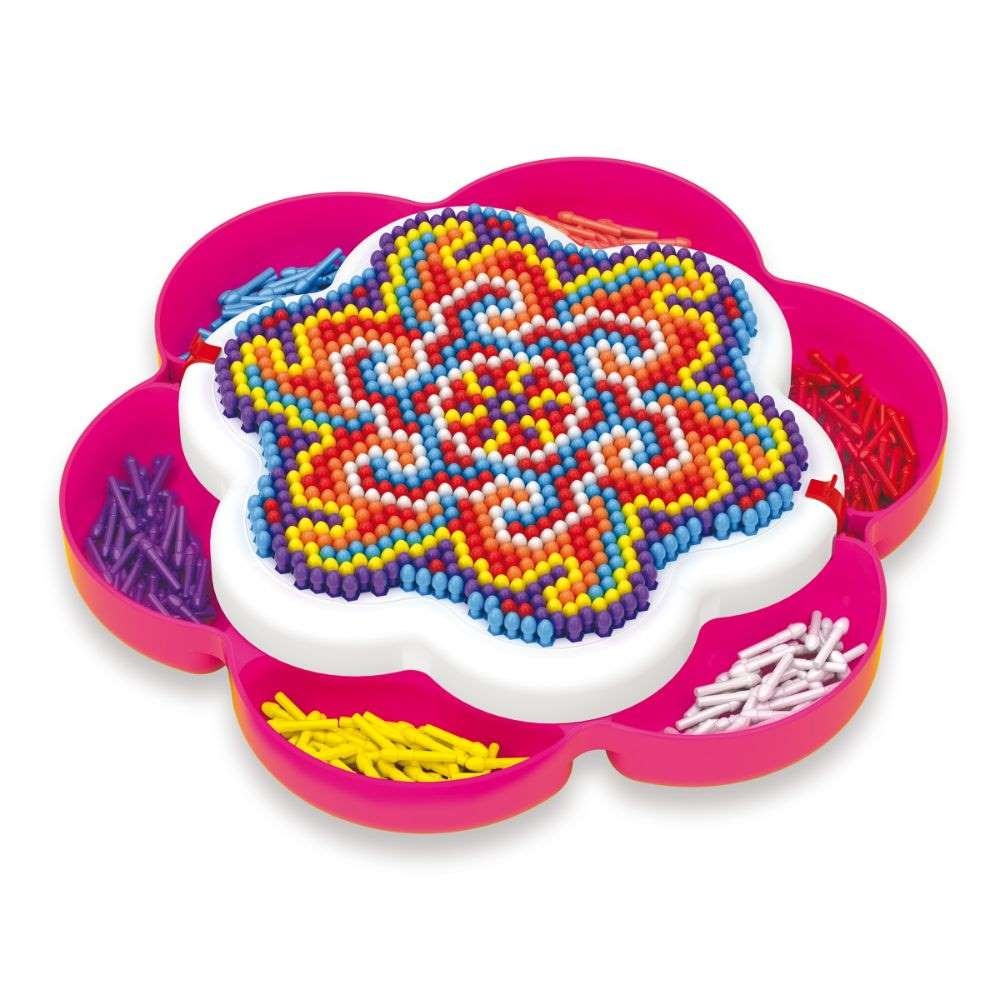 Quercetti - FantaColor Mandala Design Set - Peg Board Art & Pattern Activity - Image 2