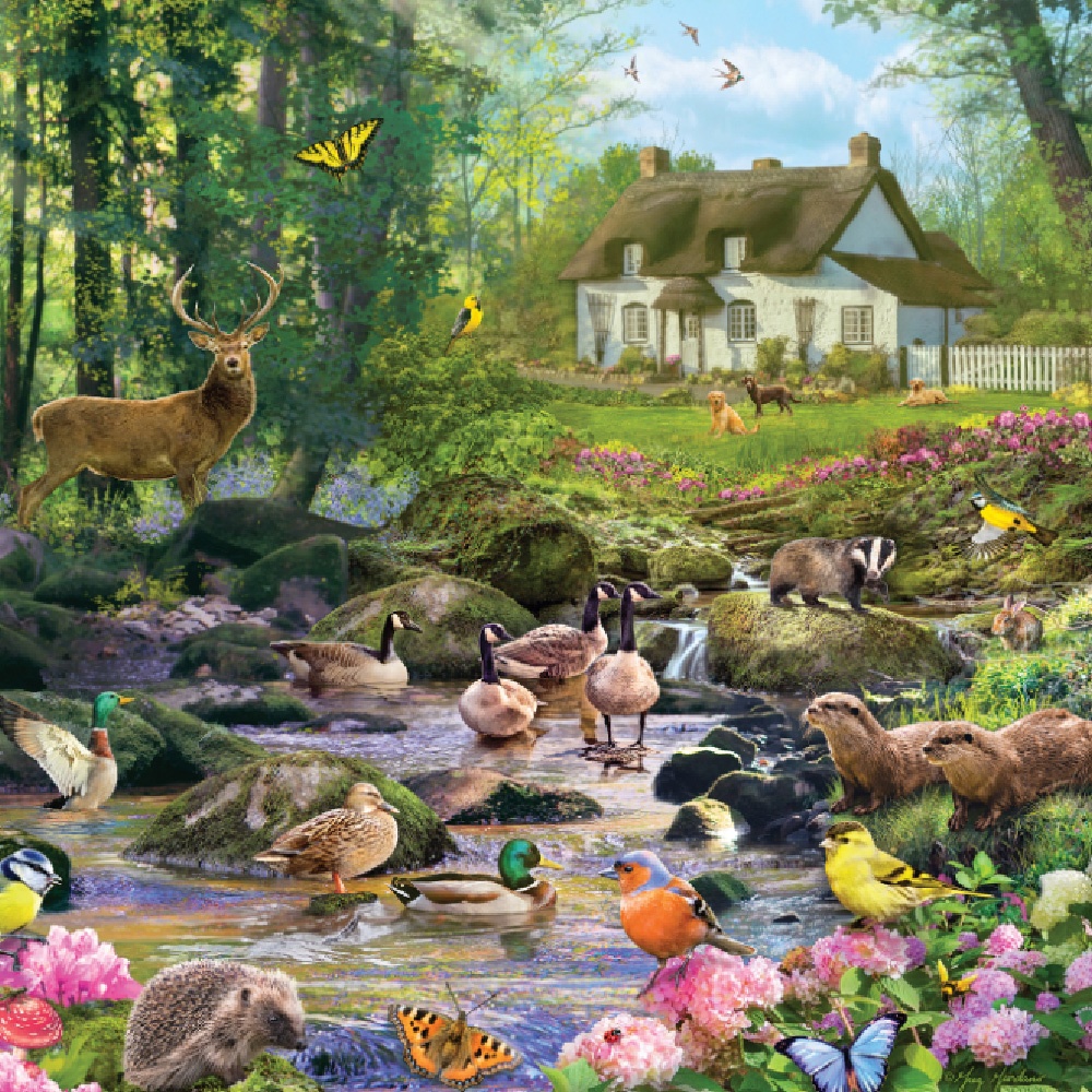 Gibsons - Woodland Glade - 1000 Piece Jigsaw Puzzle - Image 3