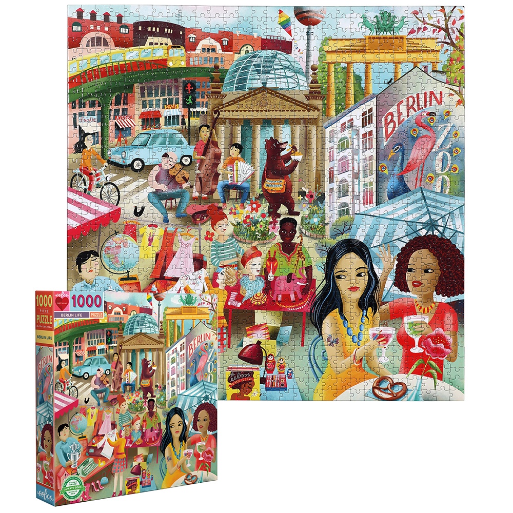 eeBoo - Berlin Life 1000 Piece Puzzle - Image 4