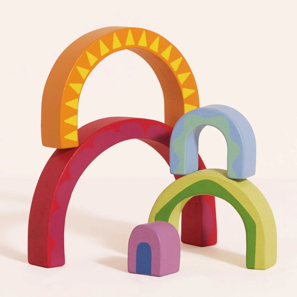 Le Toy Van - Rainbow Tunnel Toy - Image 3