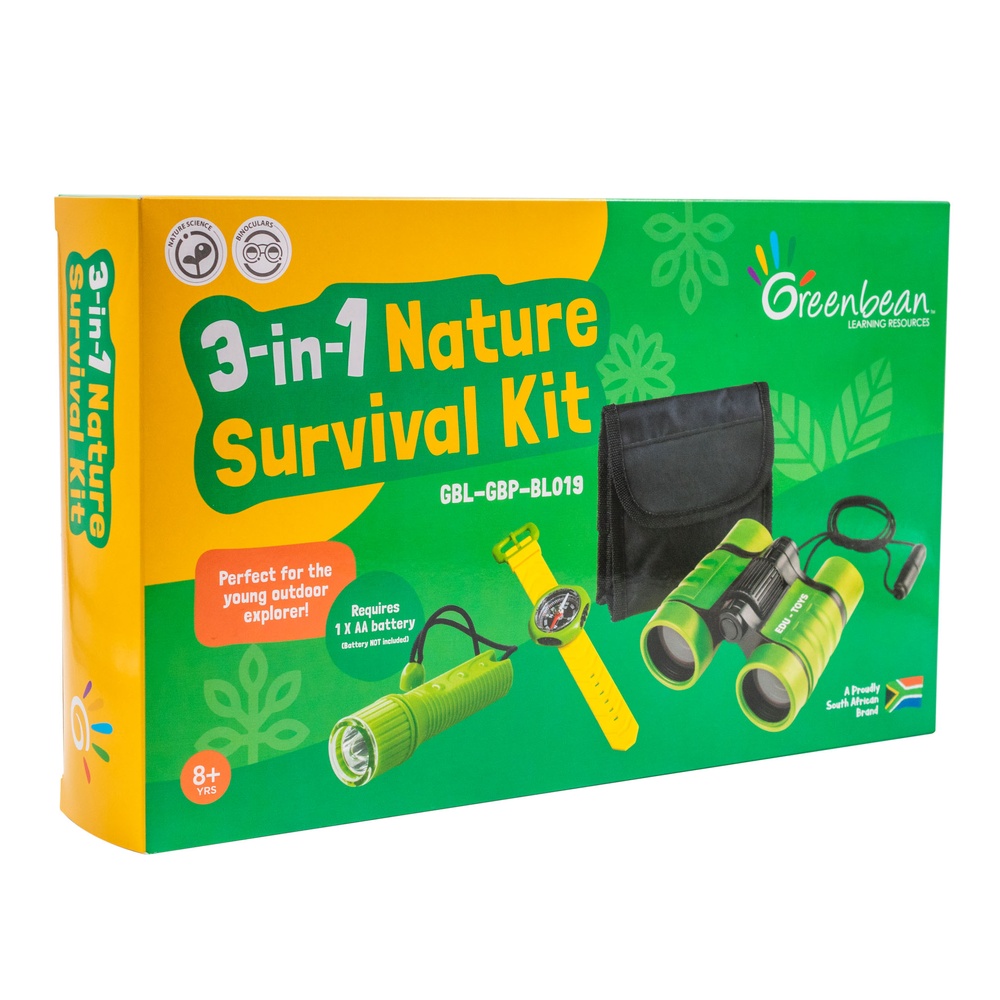 Greenbean - Nature Survival Kit - Binocular with Lanyard & Compass - Image 3