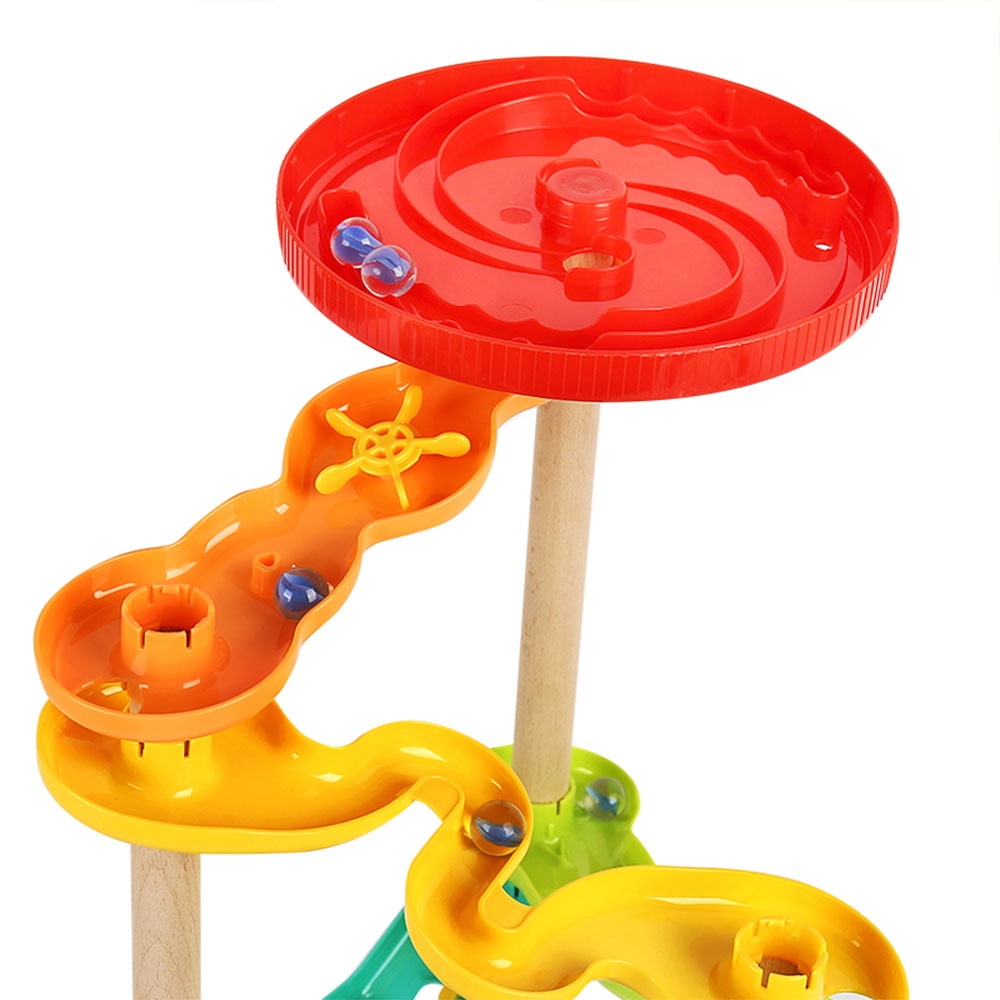TopBright - Marble Run Set - 5-Track STEM Building Toy for Kids Age 3+ - Image 2