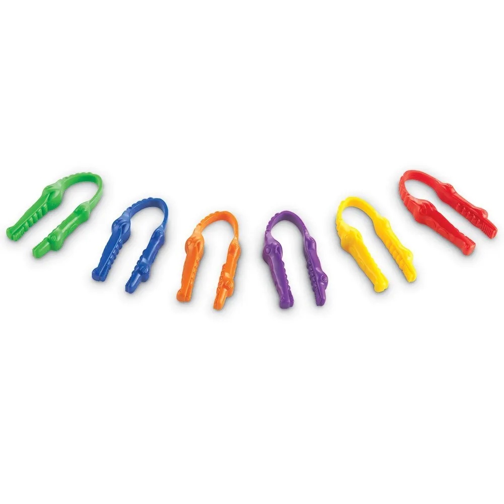 Learning Resources - Gator Grabber Tweezers set of 12 - Image 4