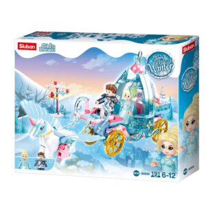 Sluban Building Set: Fairy Tales of Winter - Carriage - 191pcs