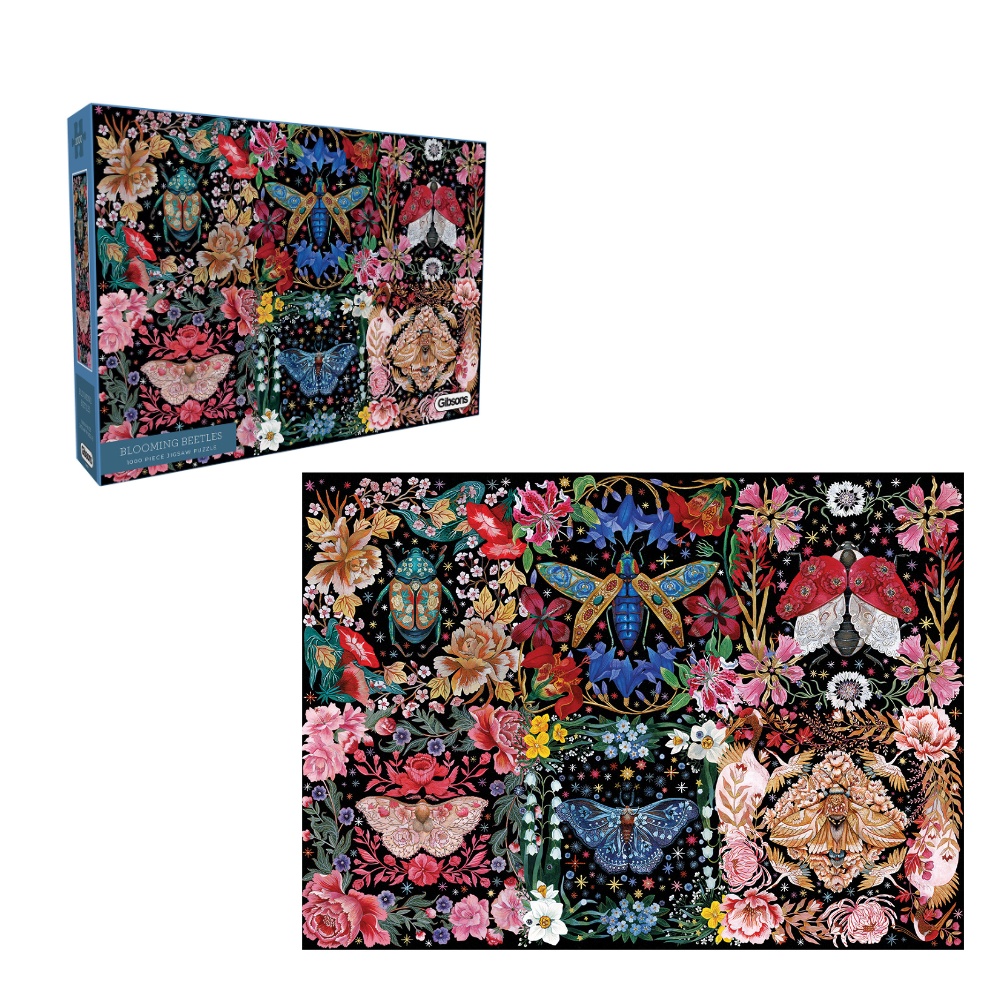 Gibsons - Blooming Beetles - 1000 Piece Jigsaw Puzzle - Image 5