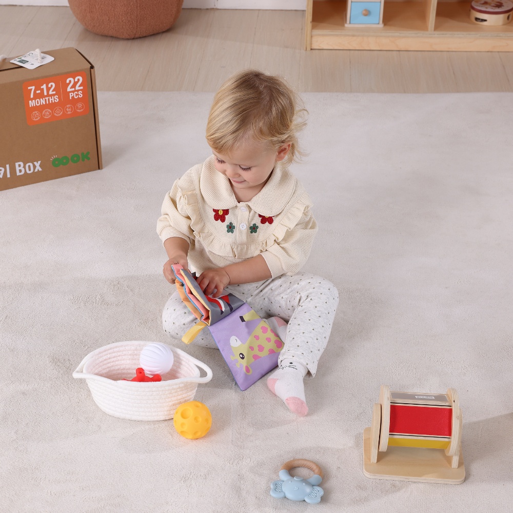 TookyToy - Montessori Activity Box Baby Playset - 5-6 Months - Image 3