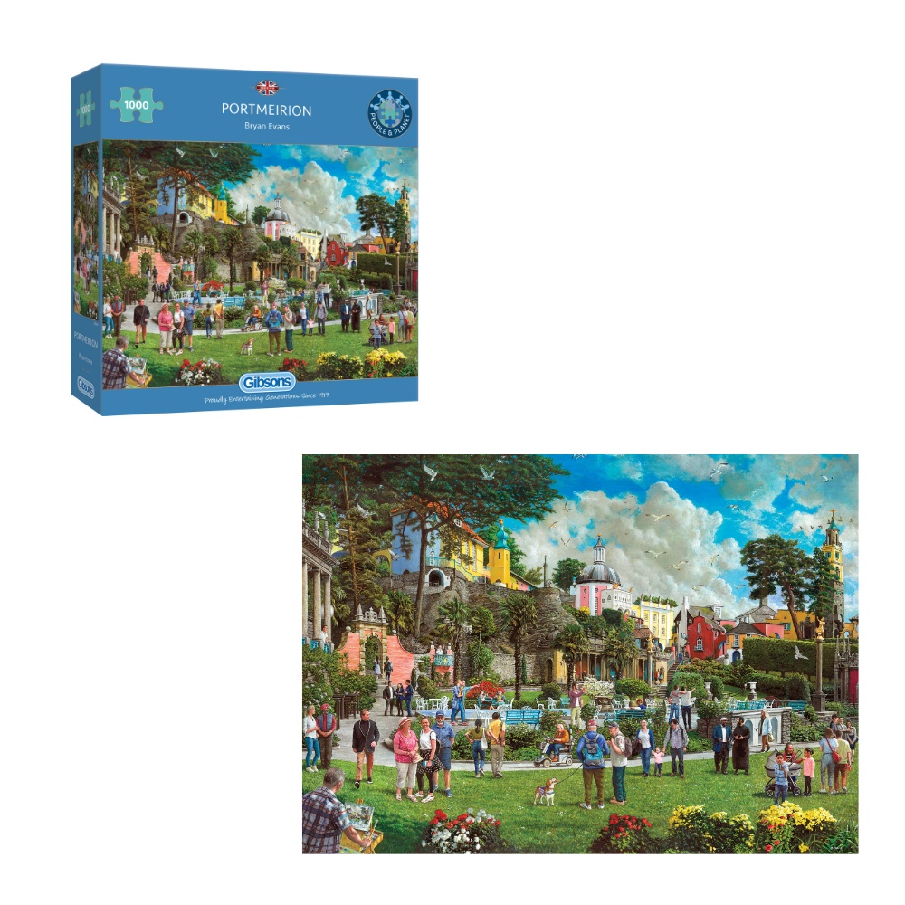 Gibsons - Portmeirion - 1000 Piece Jigsaw Puzzle - Image 5