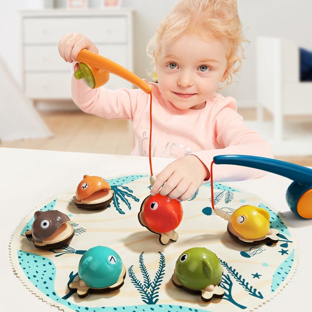 TopBright - Montessori Wooden Fishing Game - Kids Fine Motor Toy - Image 2