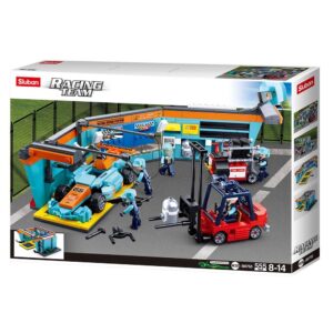 Sluban Building Set: Racing Team - F1 Race Team - Grand Prix Garage Set - 555pcs