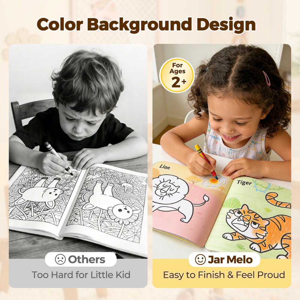 Jar Meló - Play & Learn Colouring Book Set: Vehicles & Animals - 2 Books 60 Pages - Image 7