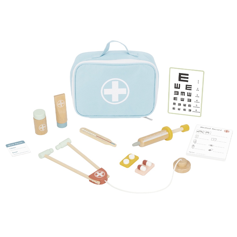 TookyToy - Pretend Play Little Doctor Blue Play Set - Image 6