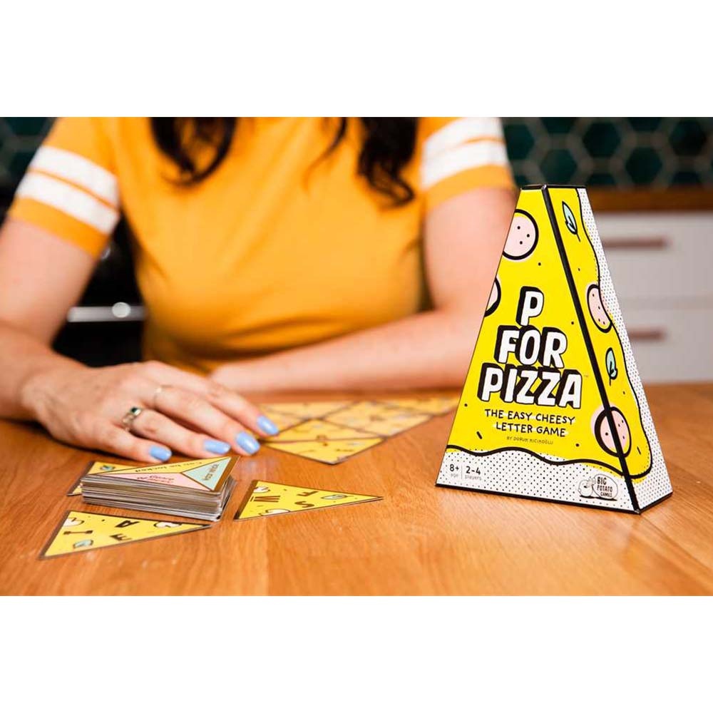 Big Potato Games - P For Pizza Travel Size - Family Card Game - 2-4 Players - Image 4