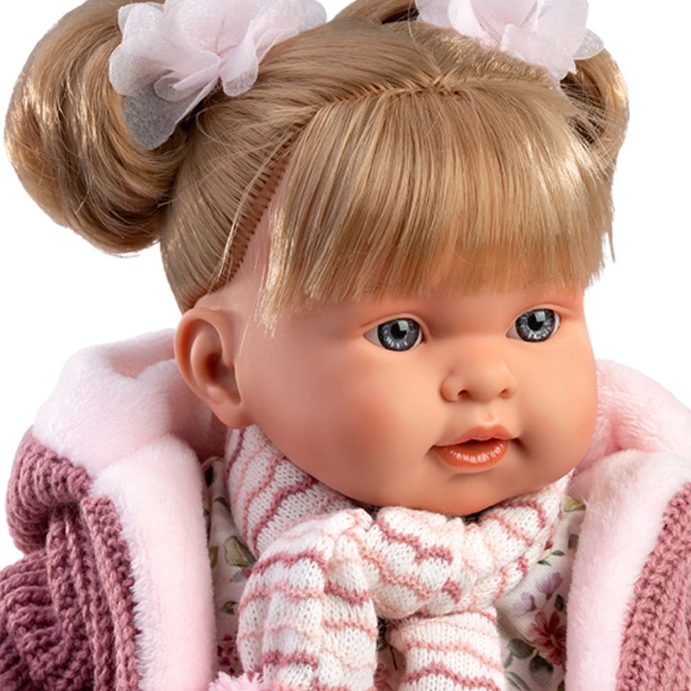 Llorens - Baby Girl Doll with Crying Mechanism, Clothing & Accessories: Alexandra - 42cm - Image 4