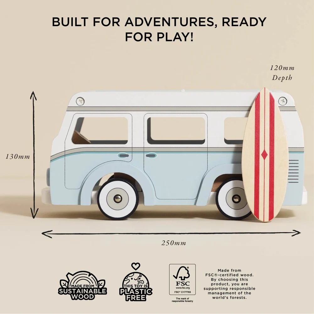 Le Toy Van - Wooden Holiday Camper Van - Image 6