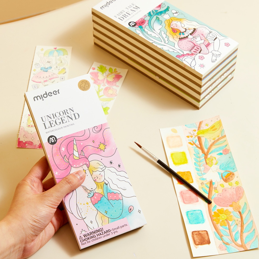 Mideer - Watercolour Painting Set - Travel Size - Unicorn Legend - Image 6
