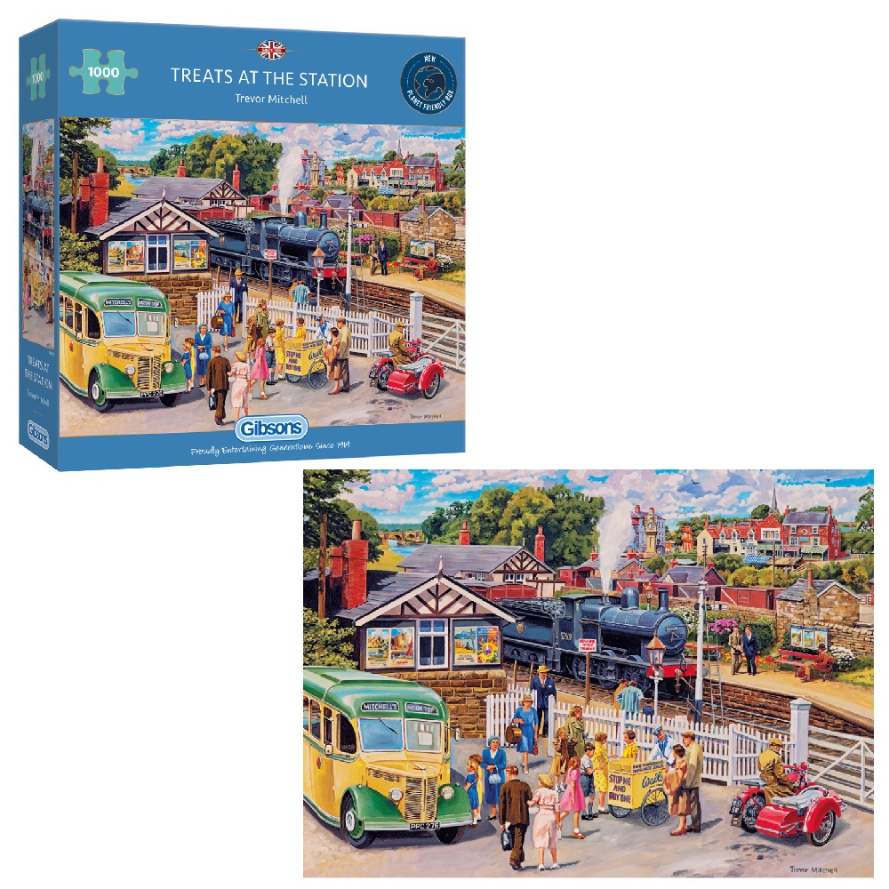 Gibsons - Treats at the Station - 1000 Piece Jigsaw Puzzle - Image 5