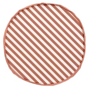 Play&Go - 3-in-1 Playmat & Toy Bag - Stripes Brown