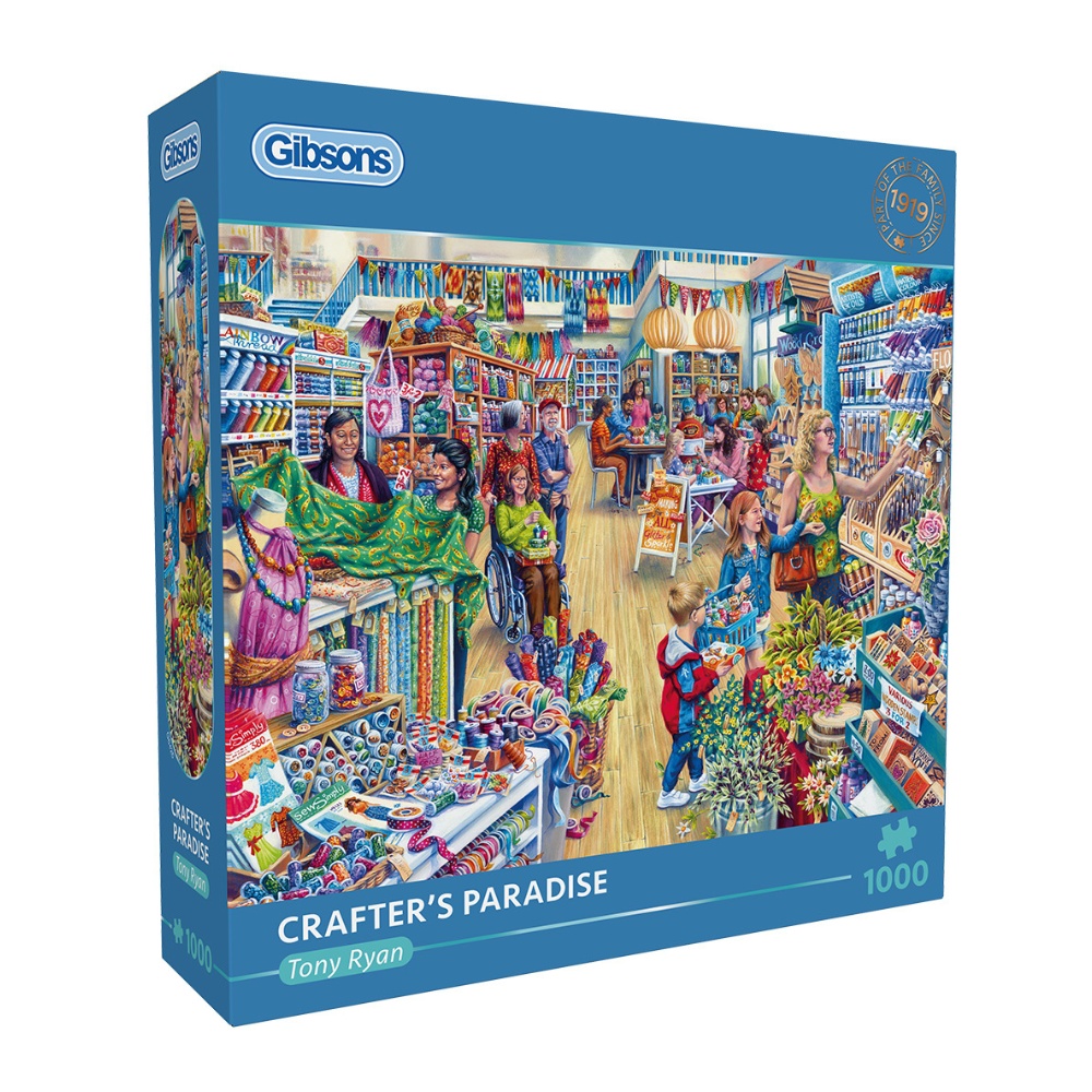 Gibsons - Crafter's Paradise - 1000 Piece Jigsaw Puzzle