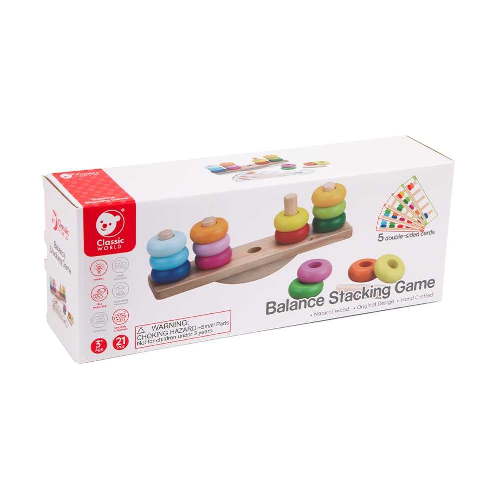 Classic World - Balance Stacking Game - 26pcs - Image 5