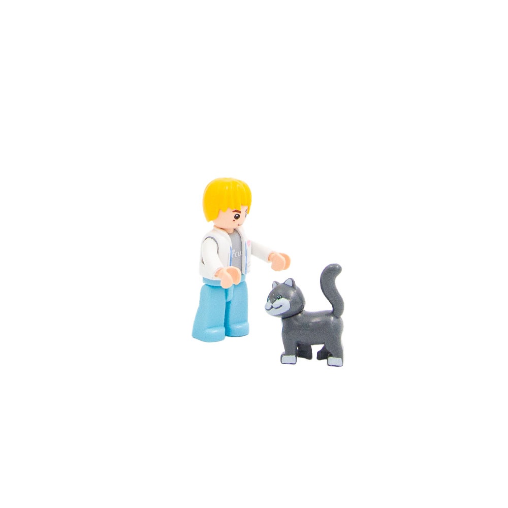 Sluban Building Set: Metropolis Pull Back - Pet Pickup Car - 103pcs - Image 4