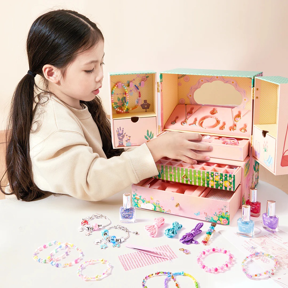 Mideer - Girls Power Lacing Beads - Fantastic Jewelry Diy Kit - Image 2