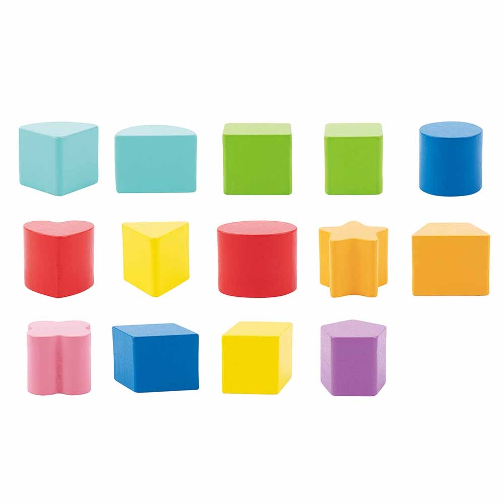 TookyToy - Wooden Pull Along Toy Car & Shape Sorter - Image 3