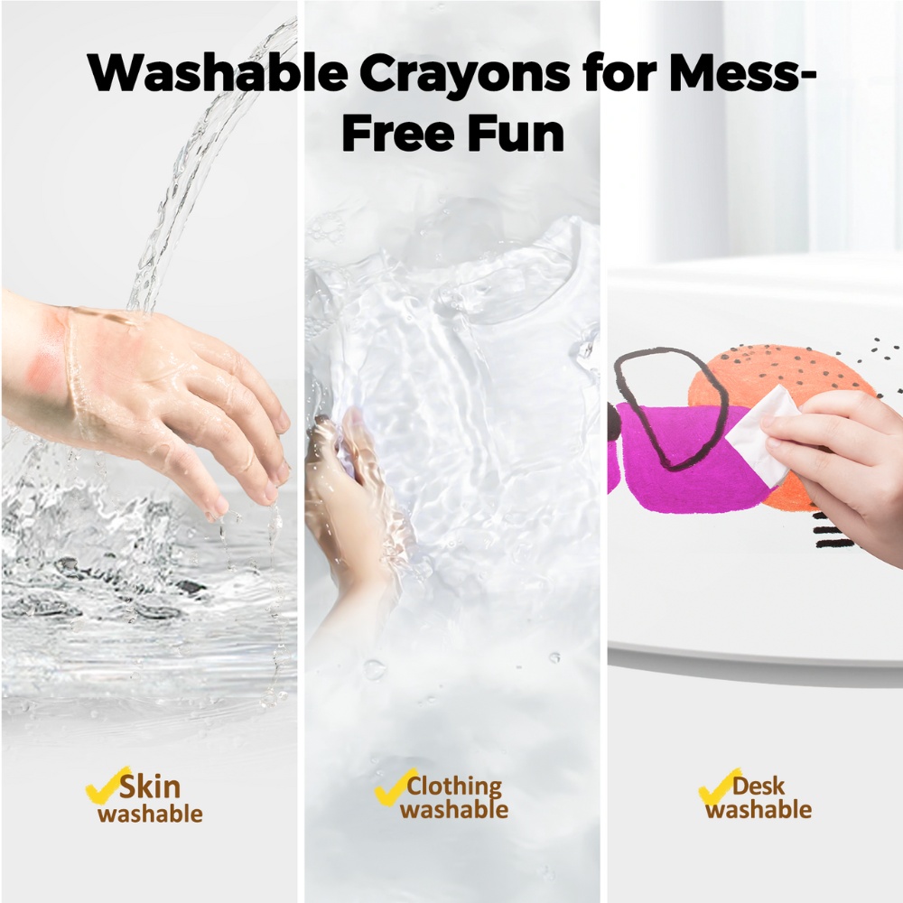 Jar Meló - Twistable Silky Crayons - Washable - 12 Colours - Image 3