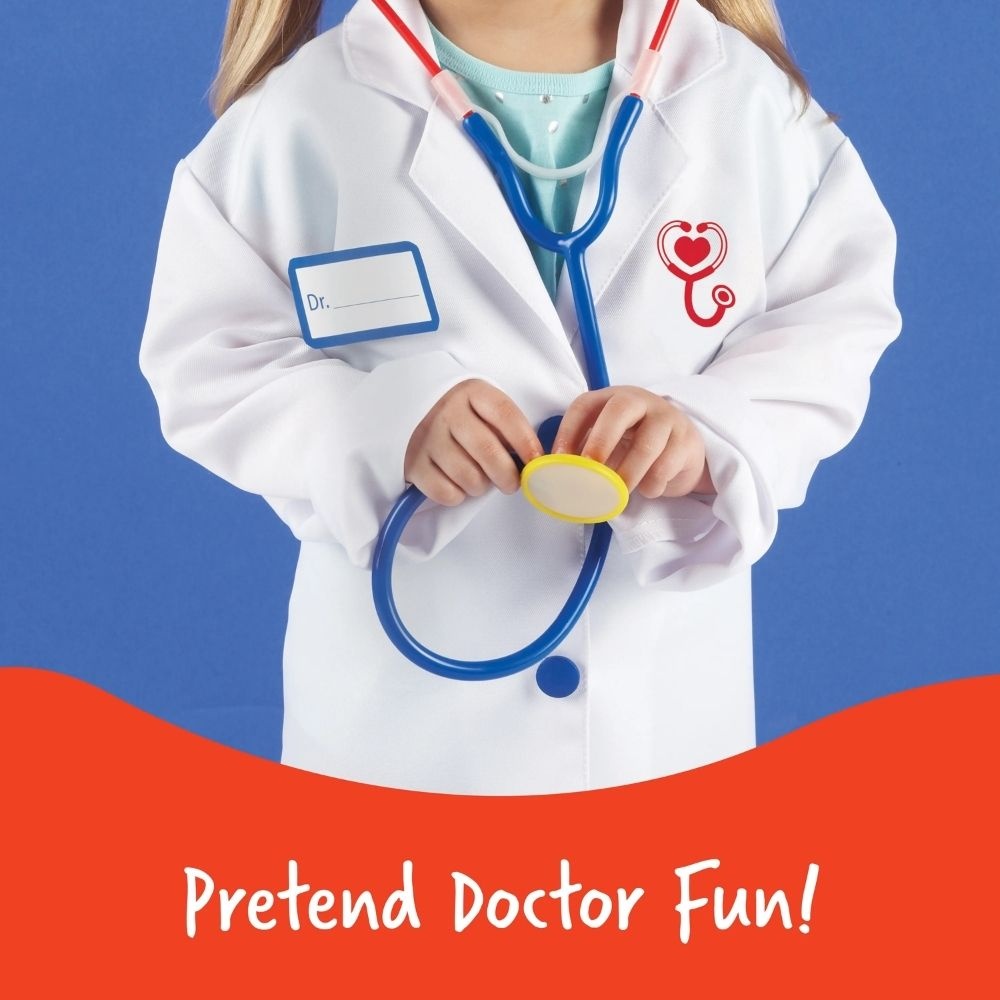 Learning Resources Pretend & Play® Doctor Costume Set & Tools - Image 2