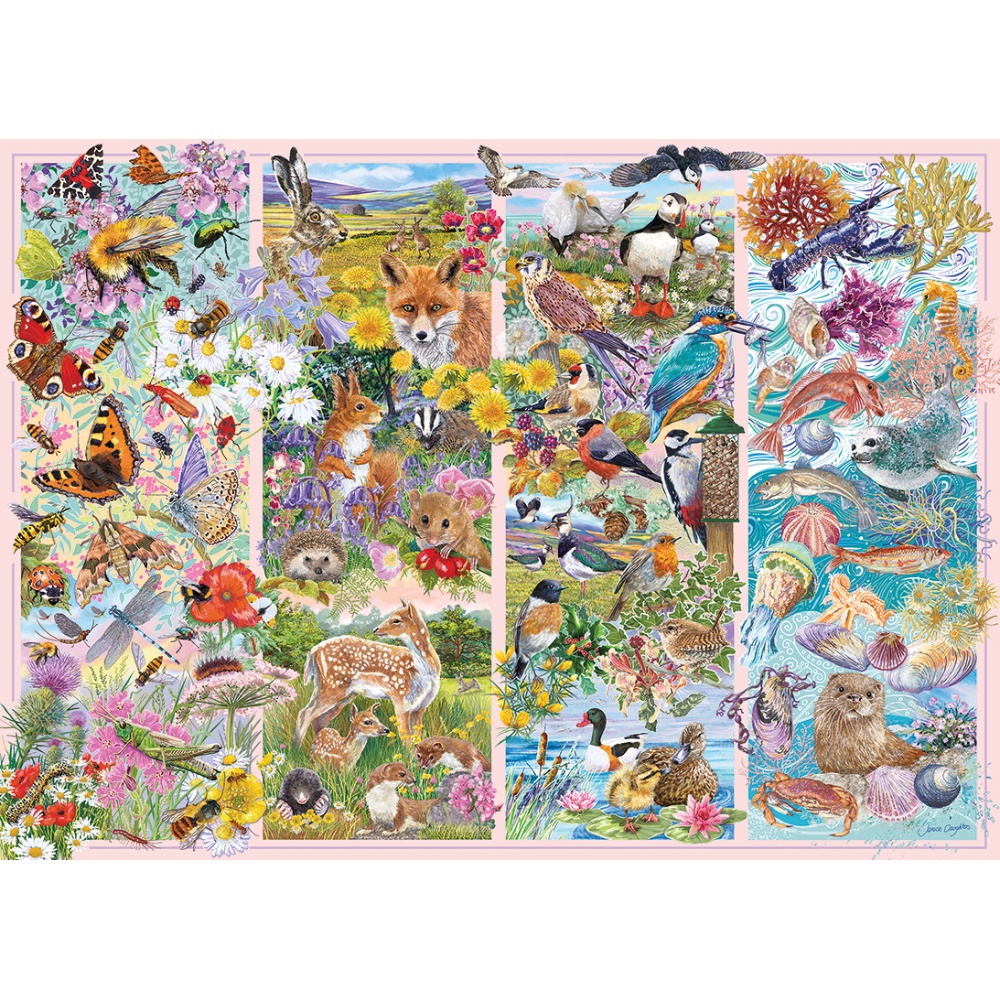 Gibsons - Curious Creatures - 1000 Piece Jigsaw Puzzle - Image 2