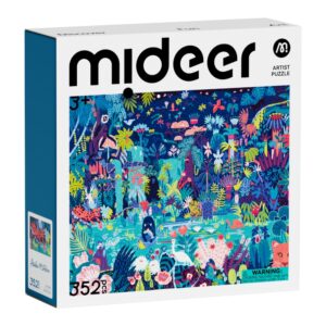 Mideer - Artist Puzzle: Into the Forest - 352 Piece Illustrated Nature Jigsaw for Kids