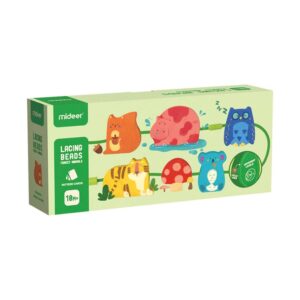 Mideer - Fine Motor Lacing Forest Animals Set - Threading Activity for Kids