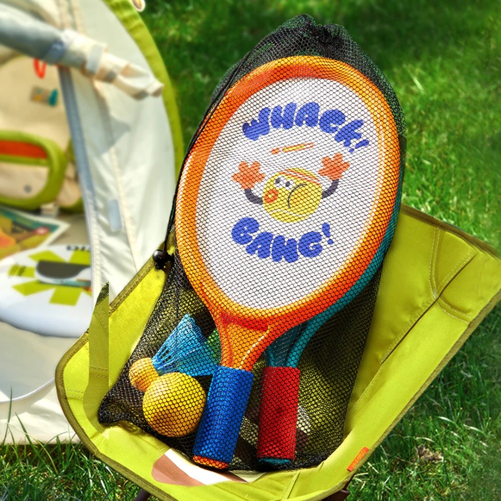 Mideer - 2-in-1 Badminton Tennis Set for Kids - Outdoor Sports Toy - Image 3