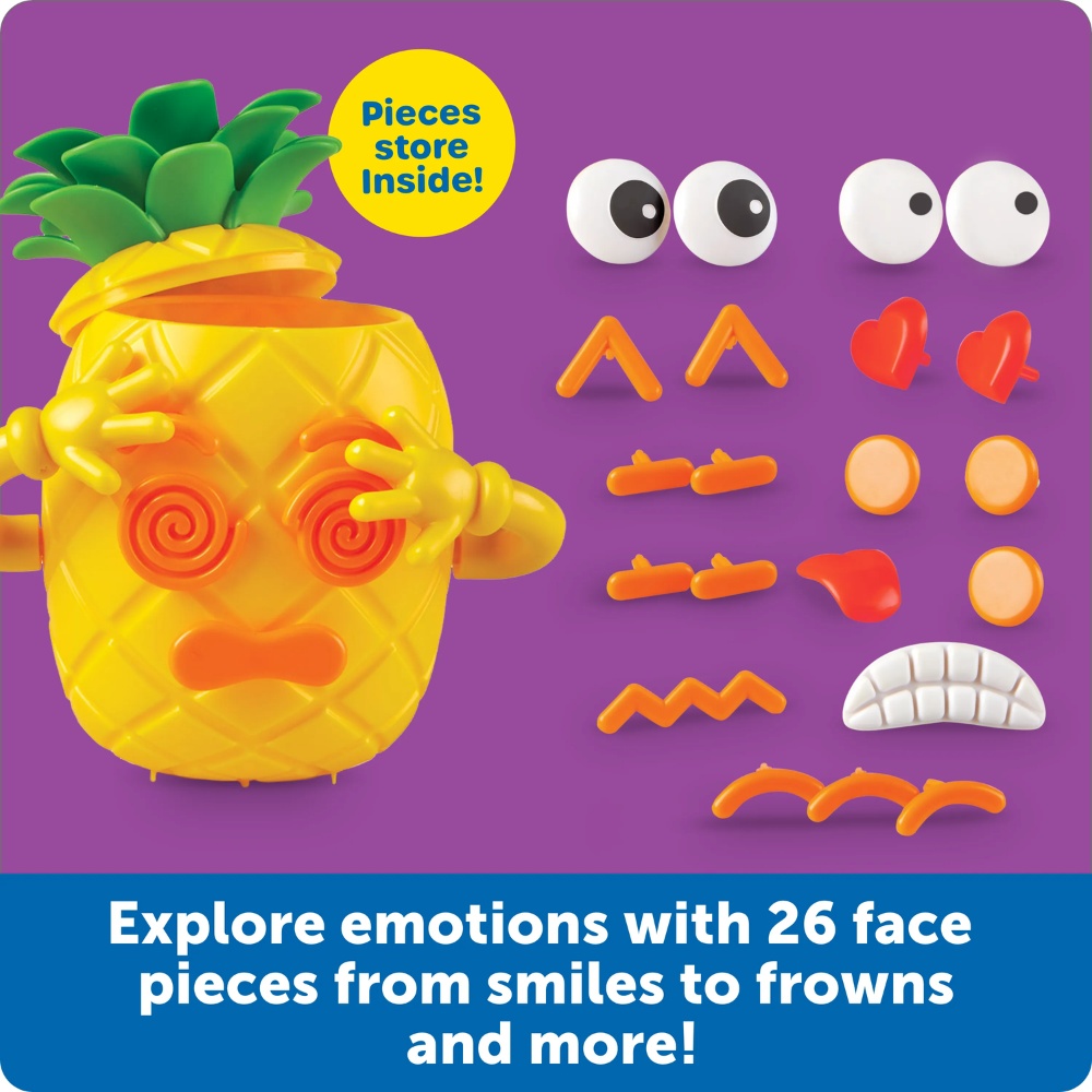 Learning Resources - Big Feelings Pineapple™: SEL Emotions Toy for Kids Ages 3+ - Image 3