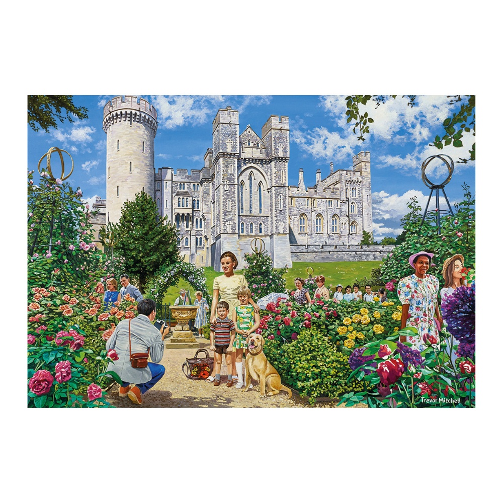 Gibsons - Day out with the Family - 4 x 500 Piece Jigsaw Puzzles - Image 2