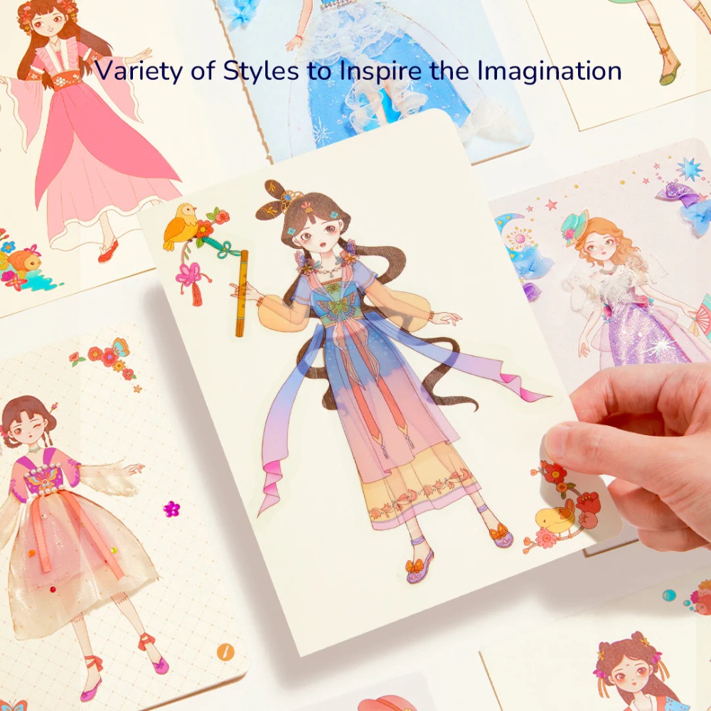 Mideer - Dress Making Arts & Crafts Book Set: Princess Evening Gown - Image 9