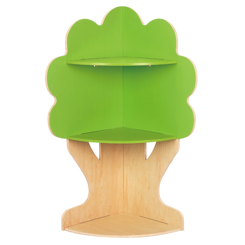 TookyToy - Tree Bookshelf for Kids Reading Nook, Corner Bookcase - Image 2