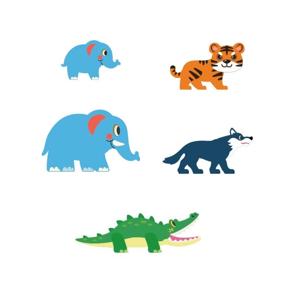 Magnetic Tiles - Jungle Animals Set - 45 Pieces - Image 5