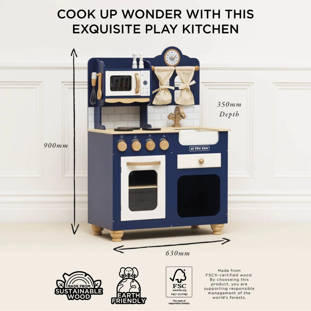 Le Toy Van - Oxford Wooden Play Kitchen - Image 6