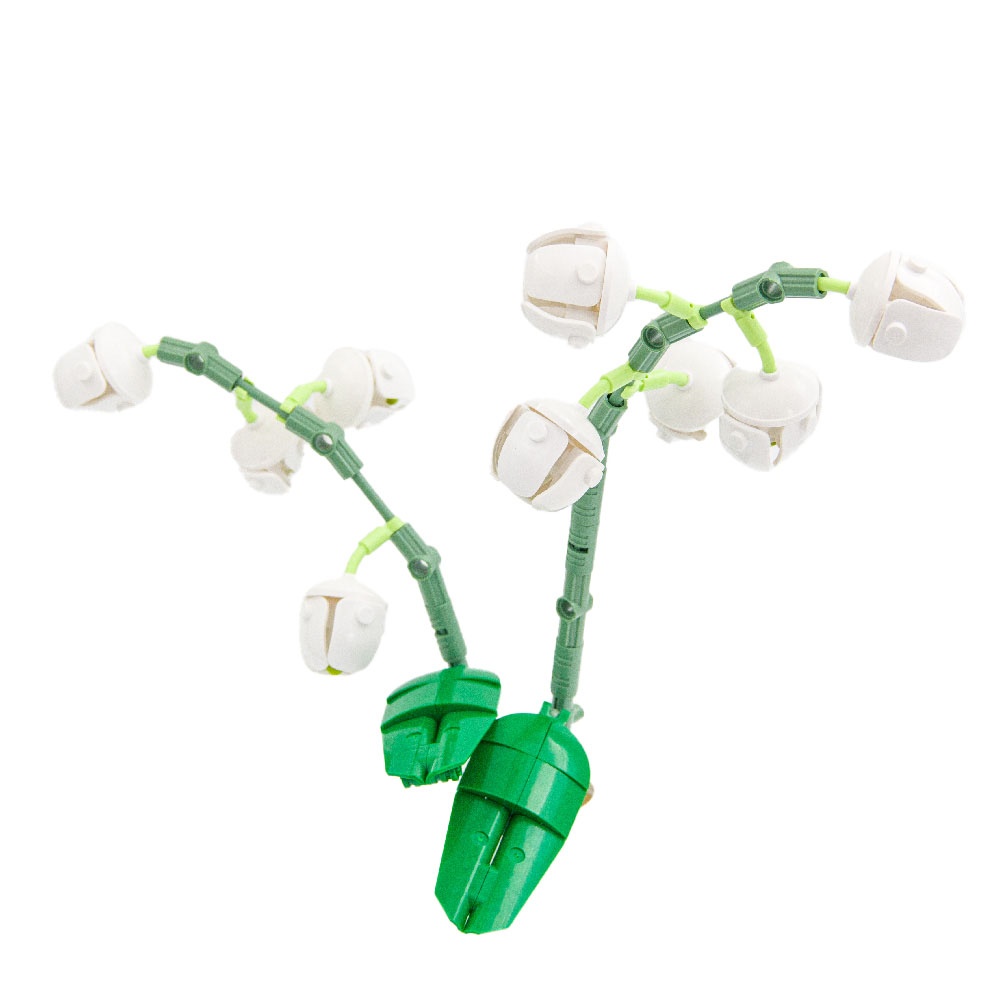Sluban Building Set: Pleyerid - Flowers - Lillies of The Valley - 253pc - Image 5