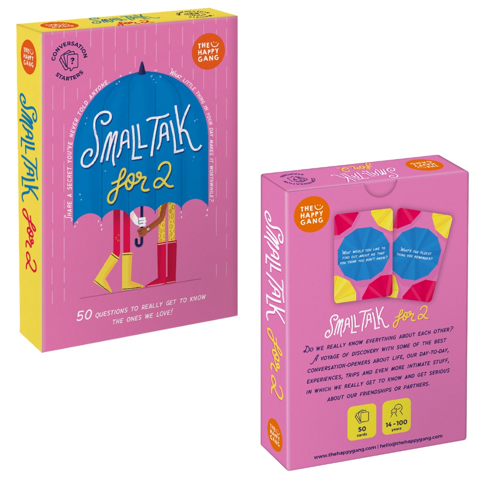 The Happy Gang - Small Talk for 2 Family Card Game for Couples & Friends - Image 5