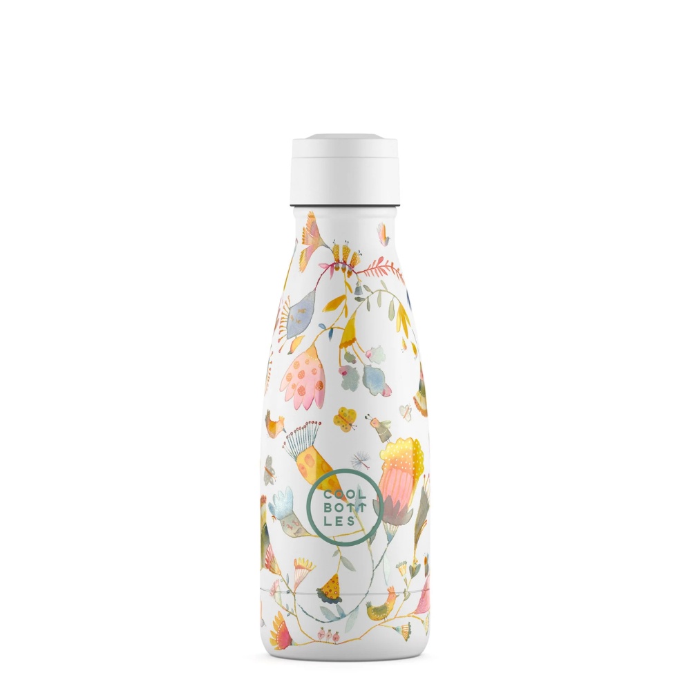Cool Bottles - Kids Triple-Insulated Water Bottle - Spring Flowers 260ml - Image 3