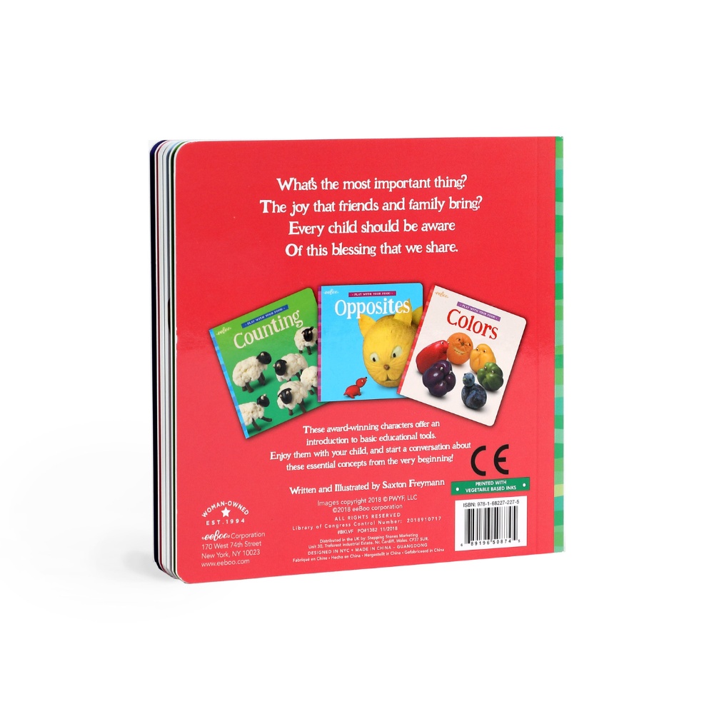 eeBoo - Play With Your Food Board Book - Love & Friendship - Early Learning Picture Book - Image 5