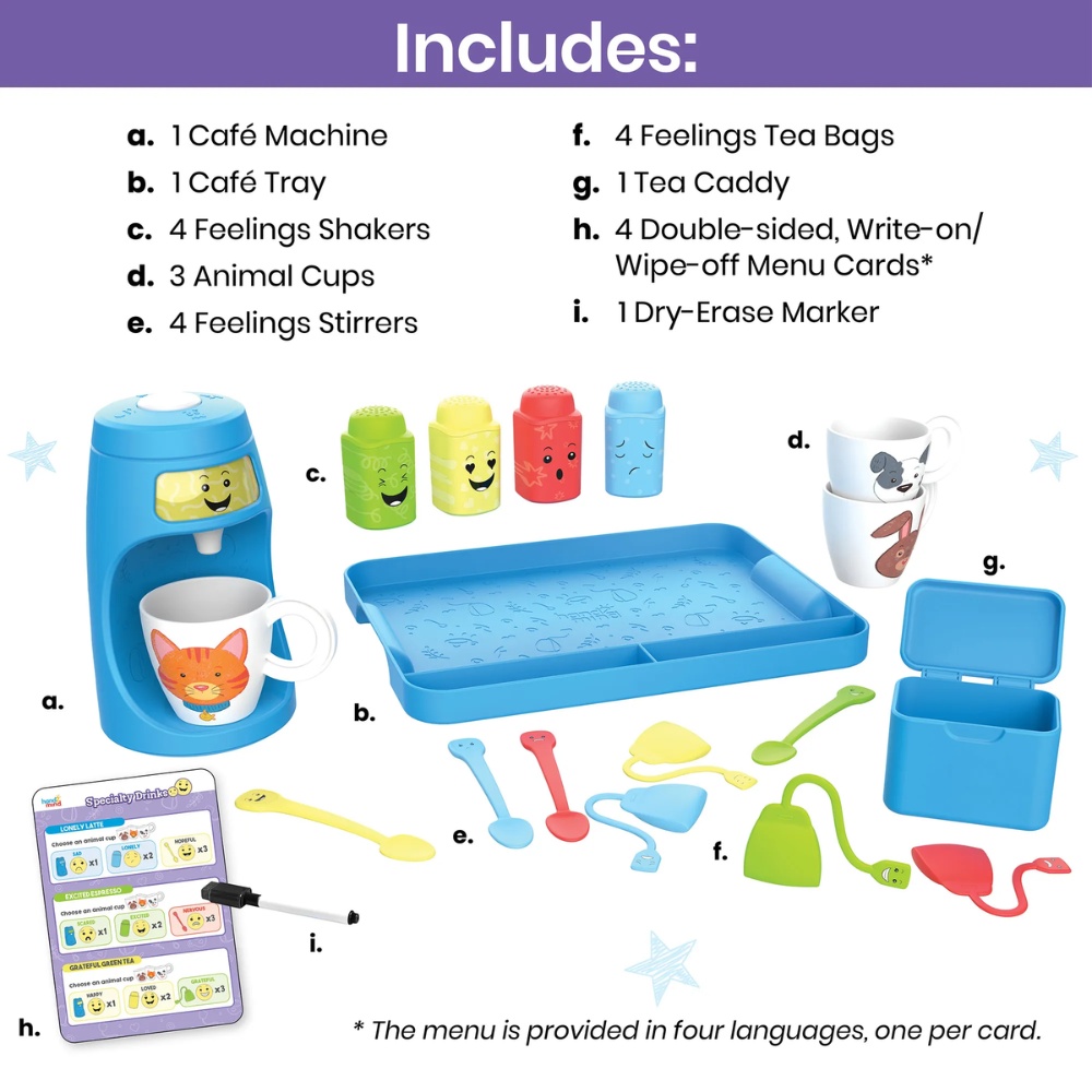 Hand2Mind - Cupful Of Feelings Cafe: Social Emotional Learning Pretend Playset - Image 2